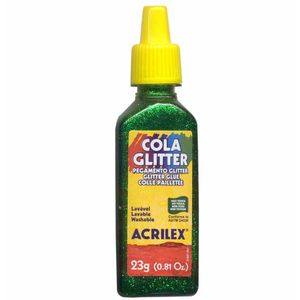 Cola Glitter 23g Verde 0206 Acrilex - 12UN