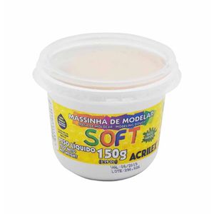 Massa para Modelar Soft 150g Chocolate 0814 Acrilex - UN