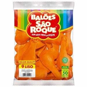 Bola de Soprar Nº 9 Laranja Mandarim 5450 São roque - 50UN