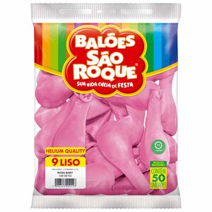 Bola de Soprar Nº 9 Rosa BaY 6750 São roque - 50UN