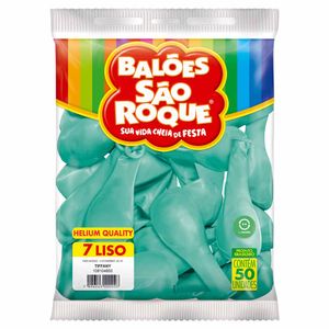 Bola de Soprar Nº 7 Tiffany 50UN | PCT | Balões São Roque