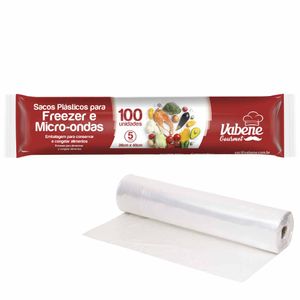 Saco para Freezer / Microondas 28x40cm 2520 | 100UN | Vabene