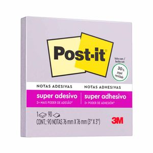 Bloco Adesivo Post-it Lilac 90 Folhas 217 3m - BL