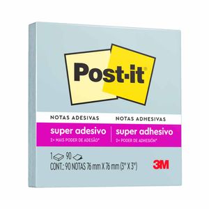 Bloco Adesivo Post-it Azul 90 Folhas 965 3m - BL