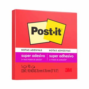Bloco Adesivo Post-it Telha 90 Folhas 290 3m - BL