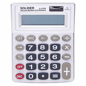 Calculadora de Mesa 12 Dígitos SL8188B | UN | Solider