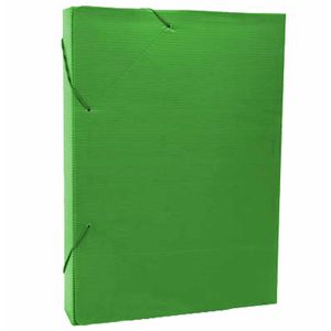 Pasta Polionda 3,5cm Verde 4001 Polycart - 10UN