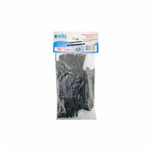 Grampo Trilho Plástico Pasta Suspensa Preto 0202 Dello - 50UN