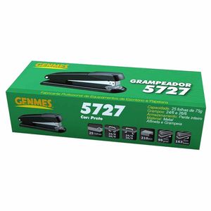 Grampeador Médio Full Strip P/ 25 Folhas 5727 Genmes - UN
