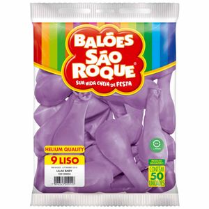 Bola de Soprar Nº 9 Lilás Baby 6650 São roque - 50UN