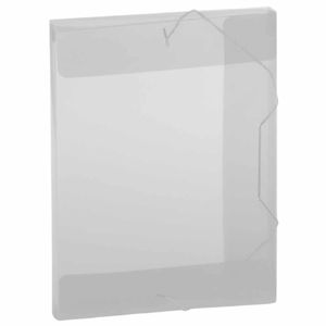 Pasta Plástica Aba Elástica A30 3cm Transparente 0330 Plascony - 10UN
