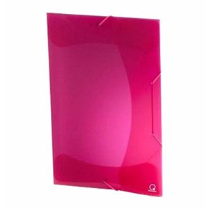 Pasta Plástica Aba Elástica 1/2 A01B Fina Rosa 55175 Plascony - 10UN