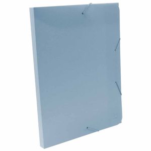 Pasta Plástica Aba Elástica A4 2cm Lolipop Azul A20LP 1057 Plascony - UN