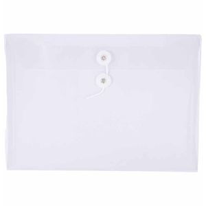 Pasta Envelope Horizontal com Fecho Transparente EV02 Plascony - UN