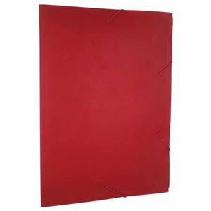 Pasta Plástica Aba Elástica A4 Retrô Vermelho A02RC Plascony - UN