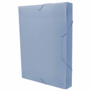 Pasta Plástica Aba Elástica A4 4cm Lolipop Azul A40LP 1061 Plascony - UN