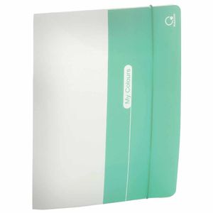 Pasta Plástica Aba Elástica Fina A4 Verde A02MC 1035 Plascony - UN