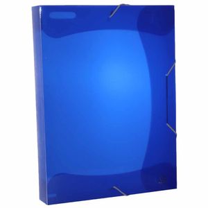 Pasta Plástica Aba Elástica A50 Super Line (5cm) Azul 0060 Plascony - UN