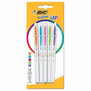 Caneta Esferografica Cristal Up Fashion Sort Bic - 5UN