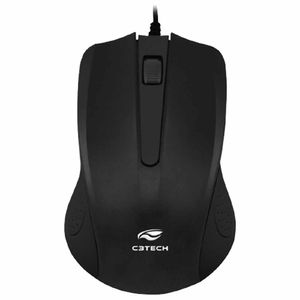 Mouse USB 1000DPI Preto MS-20BK C3 tech - UN