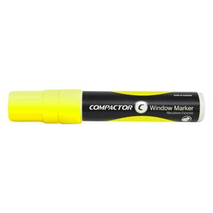 Marcador Para Vidros Window Marker Amarelo 8006 Compactor Compactor - UN