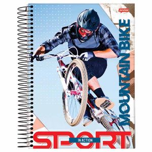 Caderno Universitário 10x1 160 Folhas Sport Sortido 68781 Jandaia - 4UN