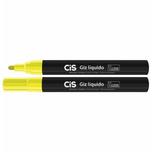 Giz Liquido para Quadro Negro Amarelo / Un / CIS