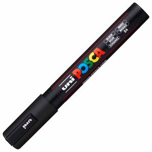 Caneta Posca 1,8-2,5mm Preta 75144 Cis - UN