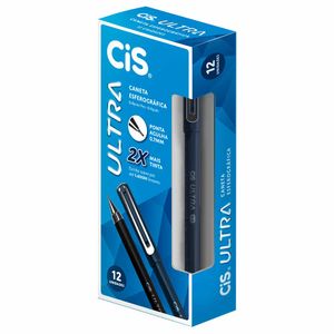 Caneta Esferográfica 0,7mm Ultra Azul 0670 Cis - 12UN