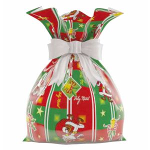 Sacola Metálica 20x30 Natal Noel 1964 Magnatech - 50UN