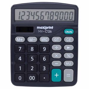 Calculadora de Mesa 12 Dígitos MX-C126 | UN | Maxprint