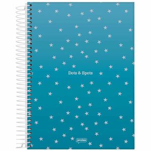 Caderno Universitário 10x1 160 Folhas Dots e Sports Sortido 2783 Jandaia - 4UN