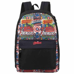 Mochila Juvenil Avengers Preto MS46413AG Luxcel - UN