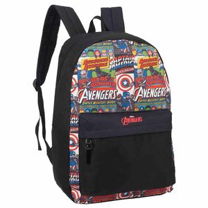 Mochila Juvenil Avengers Preto MS46413AG Luxcel - UN