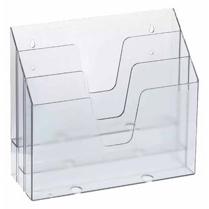 Organizador Pasta Documento Horizontal Triplo Cristal 8601 Acrimet - UN