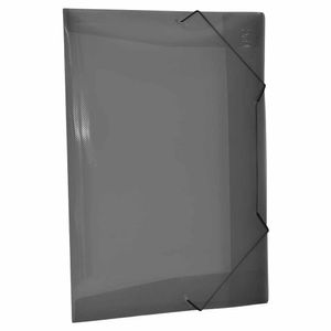 Pasta Plástica Aba Elástica Fina Fumê 501PP Dac - 10UN