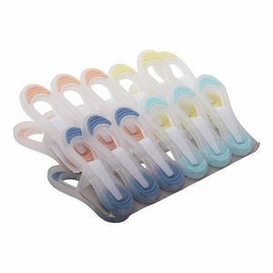 Prendedor Plástico para Embalagens Multicolor CLA03323 / 12 unidades / Cim