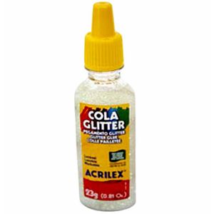 Cola Glitter 23g Cristal 0209 Acrilex - 12UN