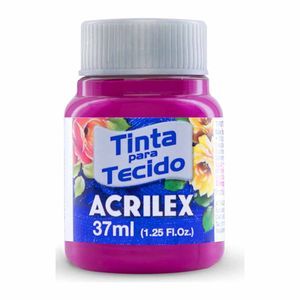 Tinta para Tecido Fosca 37ml Magenta 549 Acrilex - 12UN