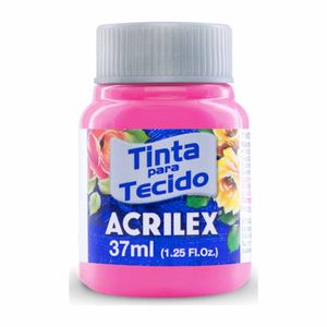 Tinta para Tecido Fosca 37ml Rosa 537 Acrilex - 12UN