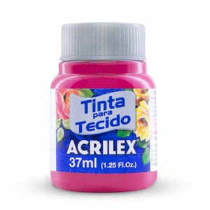 Tinta para Tecido Fosca 37ml Rosa Escuro 542 Acrilex - 12UN