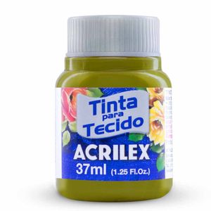 Tinta para Tecido Fosca 37ml Verde Pistache 570 Acrilex - 12UN