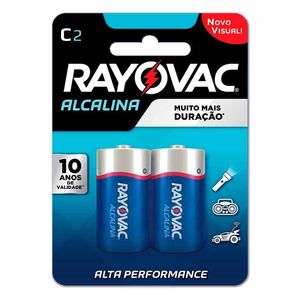 Pilha C2 Media Alcalina 0120 Rayovac - 2UN
