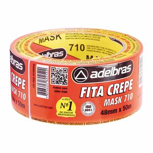 Fita Crepe 48mm x 50m Mask Crepe Adelbras - UN