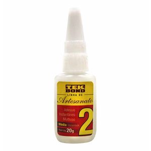Adesivo Instantâneo Artesanato 20 g Nº 2 2804 Tek bond - UN