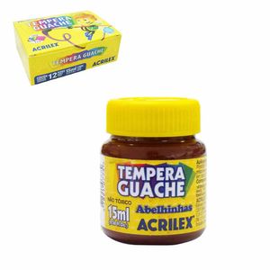 Tinta Guache 15ml Marrom 531 Acrilex - 12UN