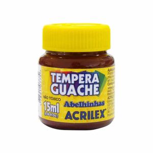 Tinta Guache 15ml Marrom 531 Acrilex - 12UN