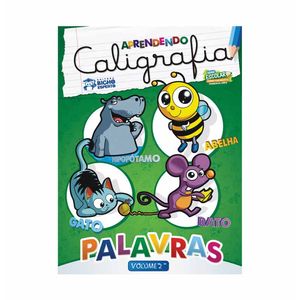 Livro Infantil Aprendendo Caligrafia Palavras 2432 Bicho esp. - UN