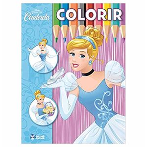 Livro Infantil para Colorir Cinderela 6889 Bicho esp. - UN