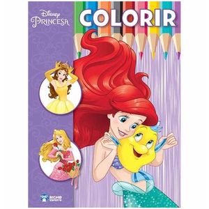 Livro Infantil para Colorir Princesa 6897 Bicho esp. - UN